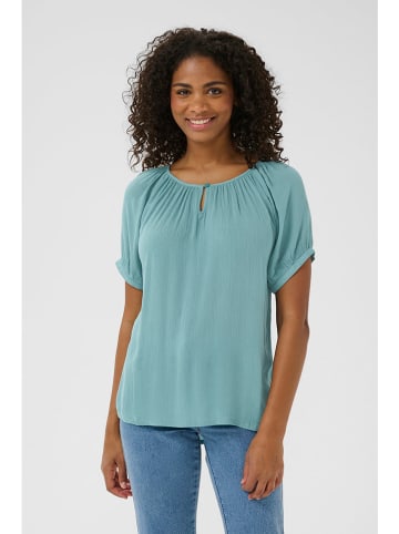 Kaffe Bluse in Türkis