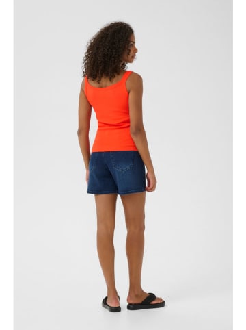 Kaffe Top in Orange