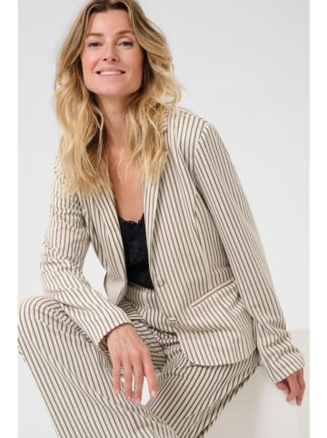 Cream Blazer in Sand/ Schwarz