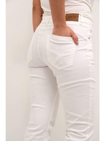 Cream Spijkerbroek - slim fit - wit