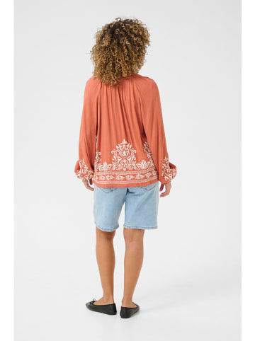 Cream Blouse oranje