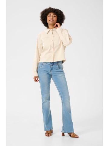 Cream Hemdjacke in Creme