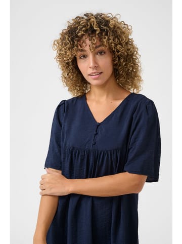 Cream Kleid in Dunkelblau