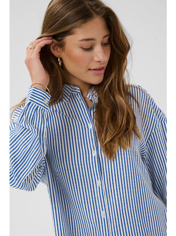 Cream Blouse blauw/wit