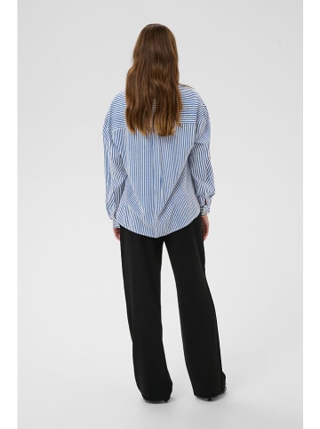 Cream Blouse blauw/wit