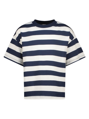 Vingino Shirt in Weiß/ Dunkelblau