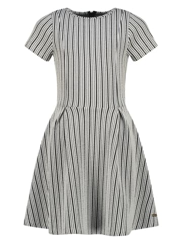 Vingino Kleid in Schwarz/ Weiß