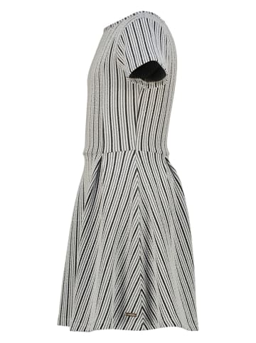 Vingino Kleid in Schwarz/ Weiß