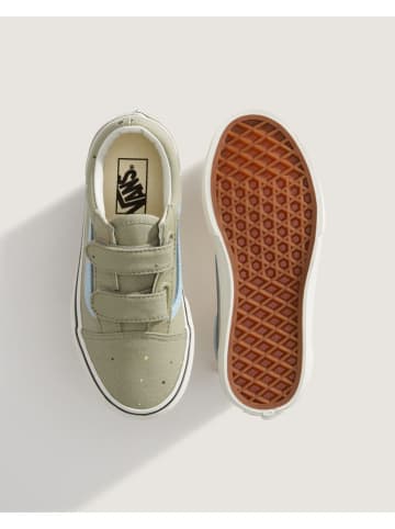 Vans Sneakersy "Old Skool V" w kolorze zielonym
