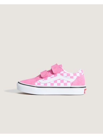Vans Leder-Sneakers "Old Skool V" in Pink