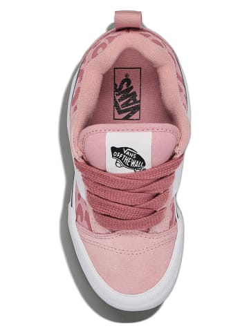 Vans Leder-Sneakers "Knu Skool" in Rosa