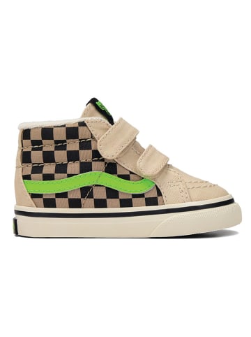 Vans Sneakersy "SK8" w kolorze beżowo-czarno-zielonym