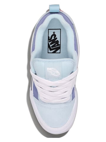 Vans Skórzane sneakersy "Knu Skool" w kolorze błękitnym