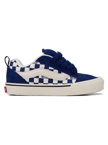 Vans Leder-Sneakers "Knu Skool" in Dunkelblau/ Weiß