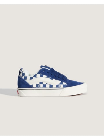 Vans Leder-Sneakers "Knu Skool" in Dunkelblau/ Weiß