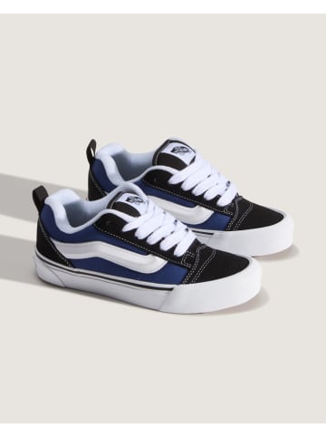Vans Leder-Sneakers "Knu Skool" in Dunkelblau/ Weiß