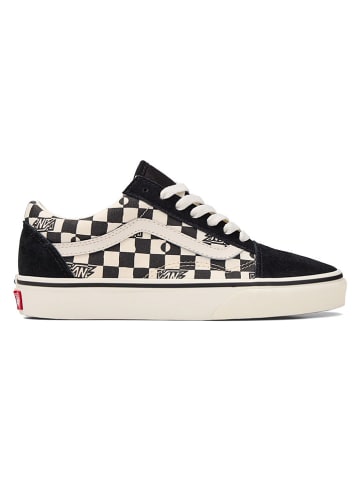 Vans Leder-Sneakers "Old Skool" in Weiß