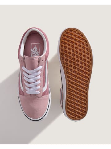 Vans Skórzane sneakersy "Old Skool" w kolorze jasnoróżowym