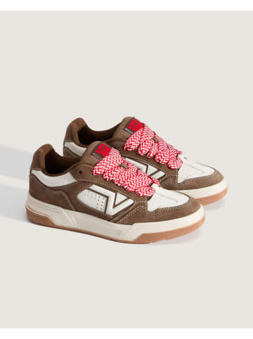 Vans Skórzane sneakersy "Upland" w kolorze brązowym