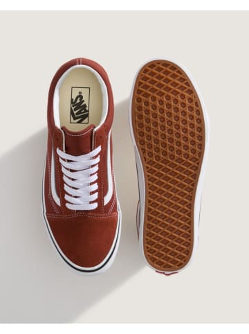 Vans Leder-Sneakers "Old Skoo" in Rostbraun