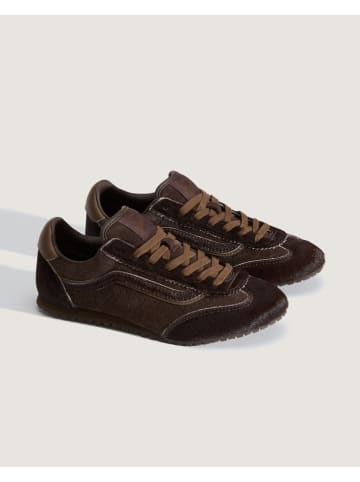 Vans Skórzane sneakersy "Super Lowpro" w kolorze brązowym