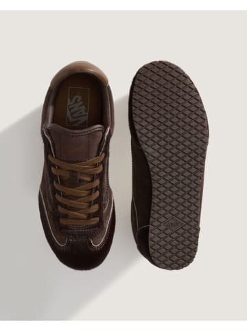 Vans Leder-Sneakers "Super Lowpro" in Braun