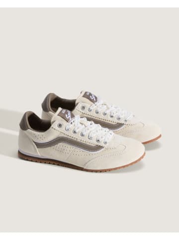 Vans Leder-Sneakers "Super Lowpro" in Beige