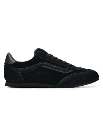 Vans Leder-Sneakers "Super Lowpro" in Schwarz