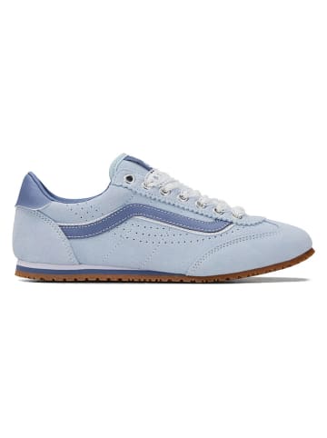 Vans Leder-Sneakers "Super Lowpro" in Hellblau