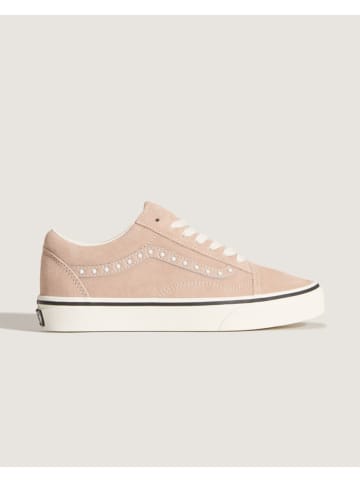 Vans Skórzane sneakersy "Old Skool" w kolorze jasnoróżowym
