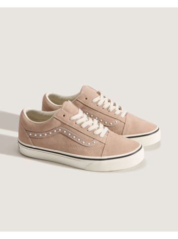 Vans Leder-Sneakers "Old Skool" in Rosa