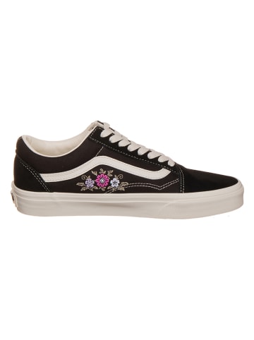 Vans Leren sneakers "Old Skool" zwart
