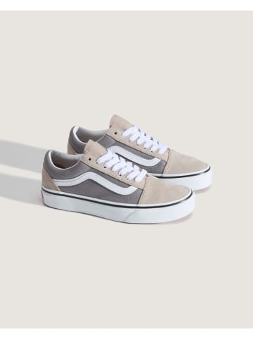 Vans Leder-Sneakers "Old Skool" in Rosa/ Lila