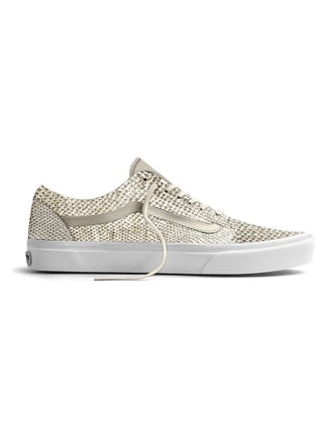 Vans Leder-Sneakers "Old Skool" in Beige