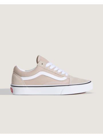 Vans Leder-Sneakers "Old Skool" in Beige