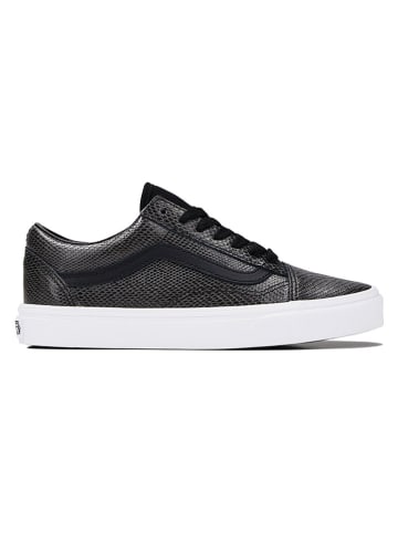 Vans Leren sneakers "Old Skool" zwart
