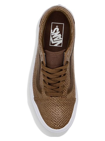 Vans Leren sneakers "Old Skool" bruin
