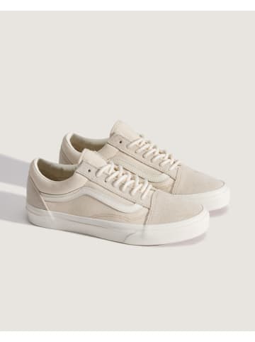 Vans Leder-Sneakers "Old Skool" in Beige