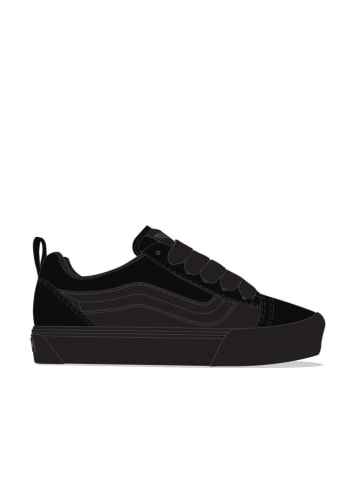 Vans Leren sneakers "Knu Skool" zwart
