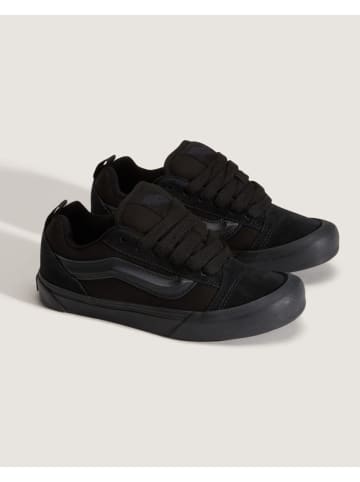 Vans Leder-Sneakers "Knu Skool" in Schwarz