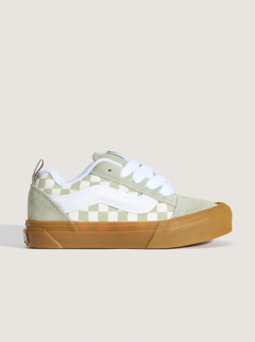 Vans Leder-Sneakers "Knu Skool" in Grün