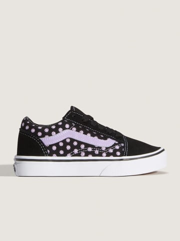Vans Leren sneakers "Old Skool" zwart/paars