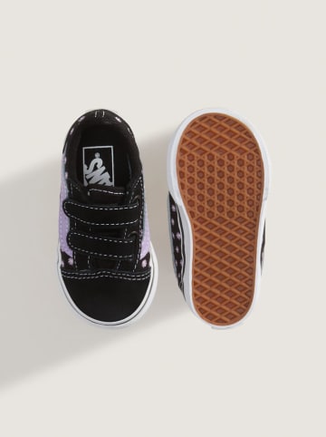 Vans Skórzane sneakersy "Old Skool" w kolorze czarno-fioletowym