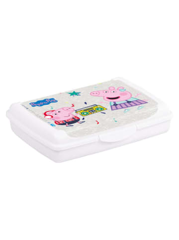 keeeper 2-delige set: lunchboxen "Peppa Pig" wit/lichtroze - 500 ml