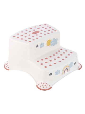 keeeper Hocker "Rainbow" w kolorze białym - 40 x 21 x 37 cm
