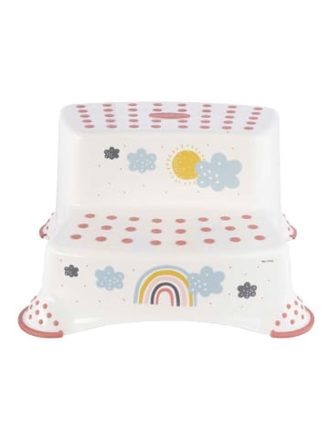 keeeper Hocker "Rainbow" w kolorze białym - 40 x 21 x 37 cm