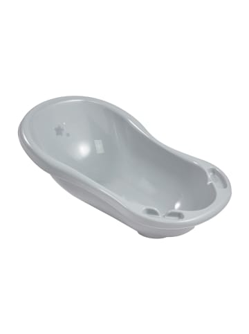 keeeper Babybadewanne "Stars" in Grau - (L)84 x (B)49 x (H)29 cm