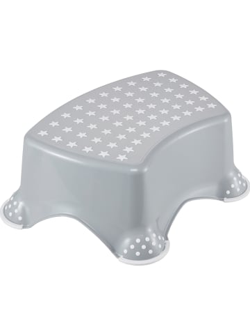 keeeper Opstapkruk "Stars" grijs - (B)40,5 x (H)12 x (D)28,5 cm