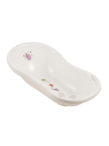keeeper Babybadewanne "Hippo" in Weiß - (L)84 x (B)49 x (H)29 cm