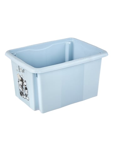 keeeper Opbergbox "Mickey" lichtblauw - (L)38 x (B)29,5 x (H)20,5 cm - 15 l
